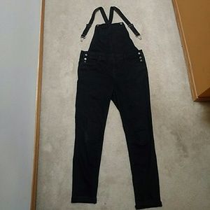 Black Vintage Overalls